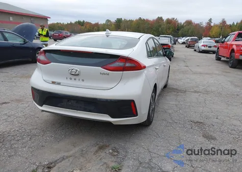 2017 Hyundai Ioniq Hybrid Sel z USA, uszkodzony, nr VIN KMHC75LC2HU021900